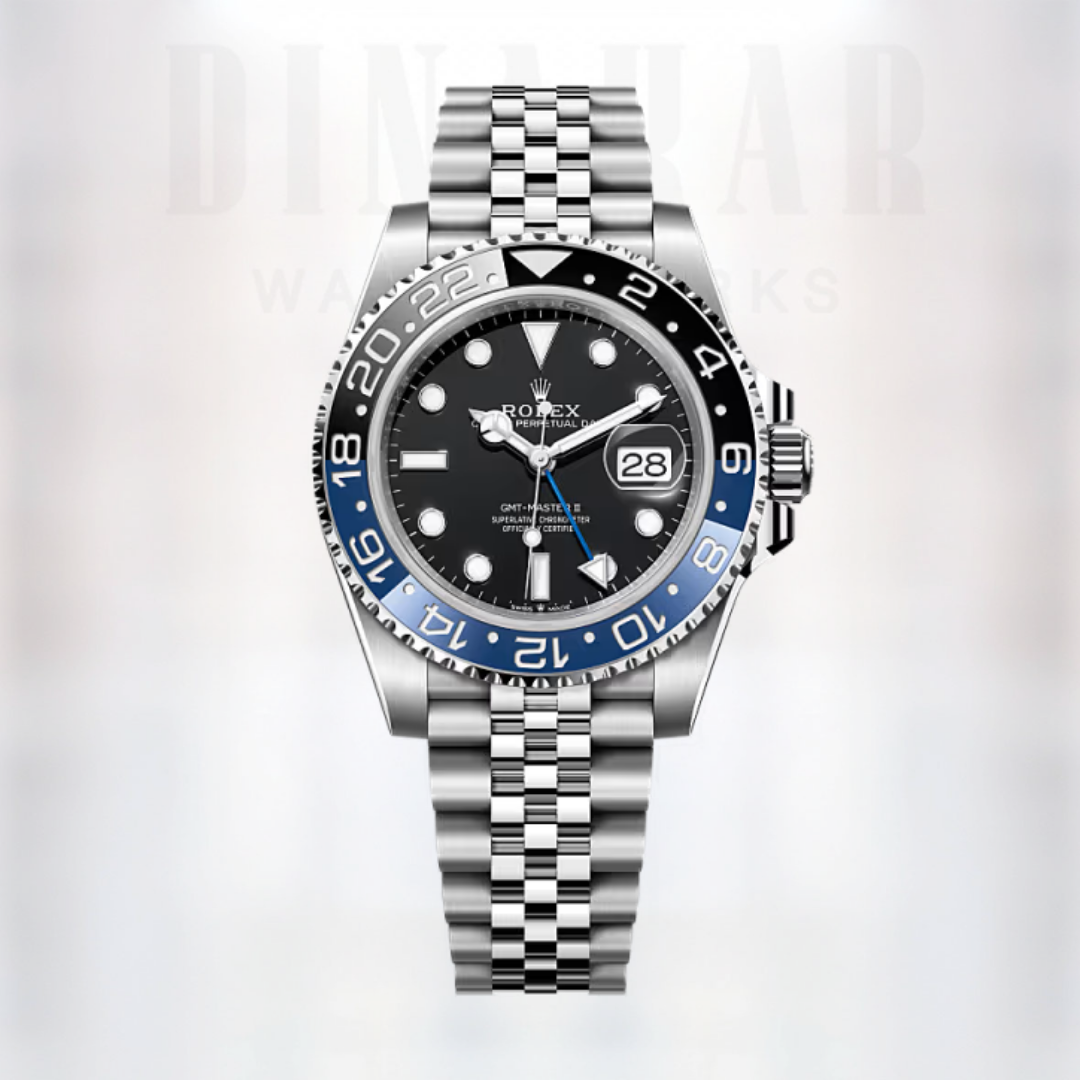 Rolex GMT-Master II, Oystersteel, Blue & Black (Batgirl)