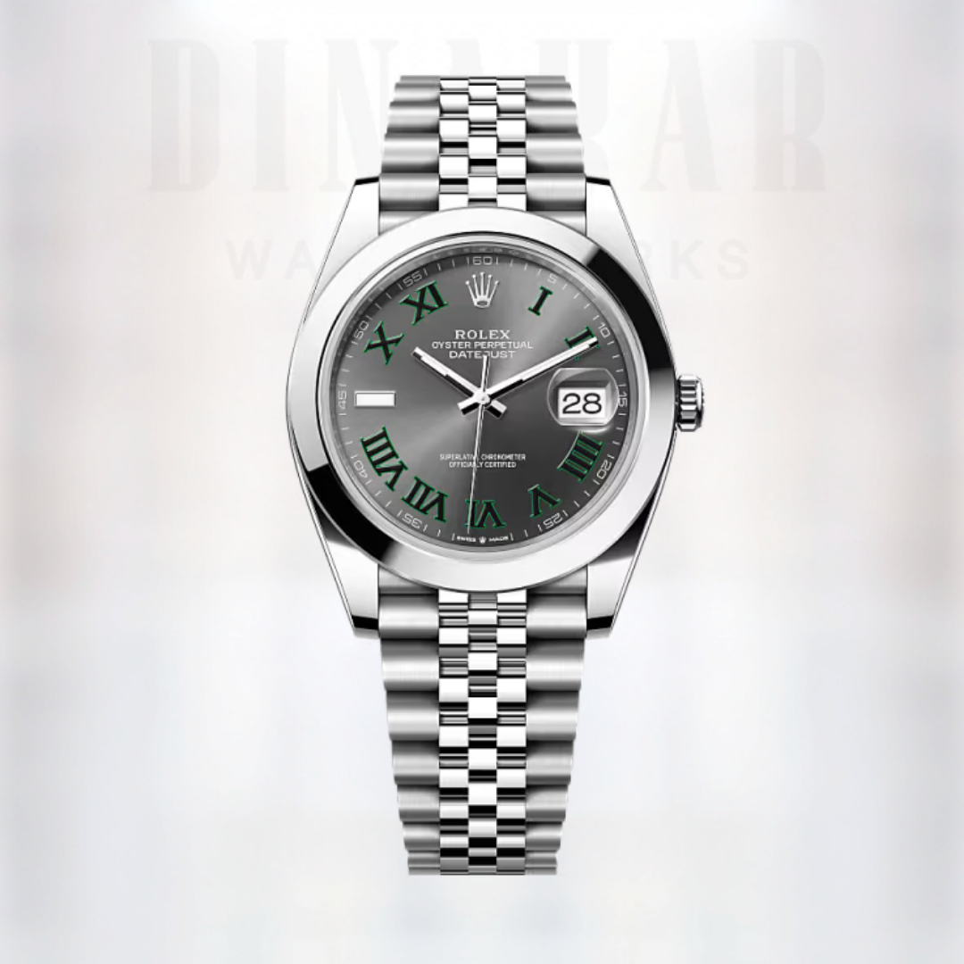 Rolex Datejust 41, Oystersteel, Slate dial (Wimbledon)