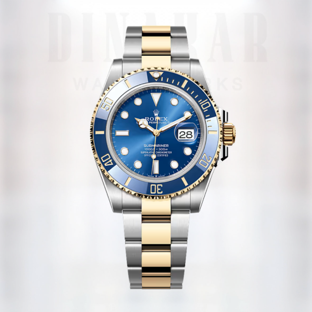 Rolex Submariner Date, Oystersteel and Yellow Gold, Blue
