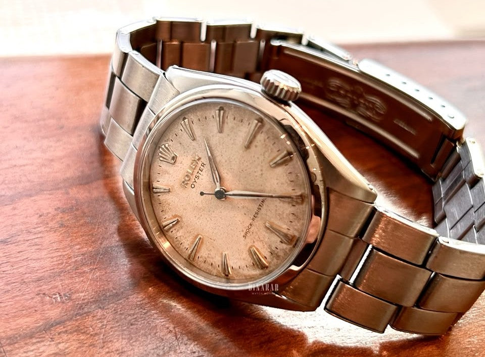 Vintage Rolex Oyster Perpetual, Steel, White Dial