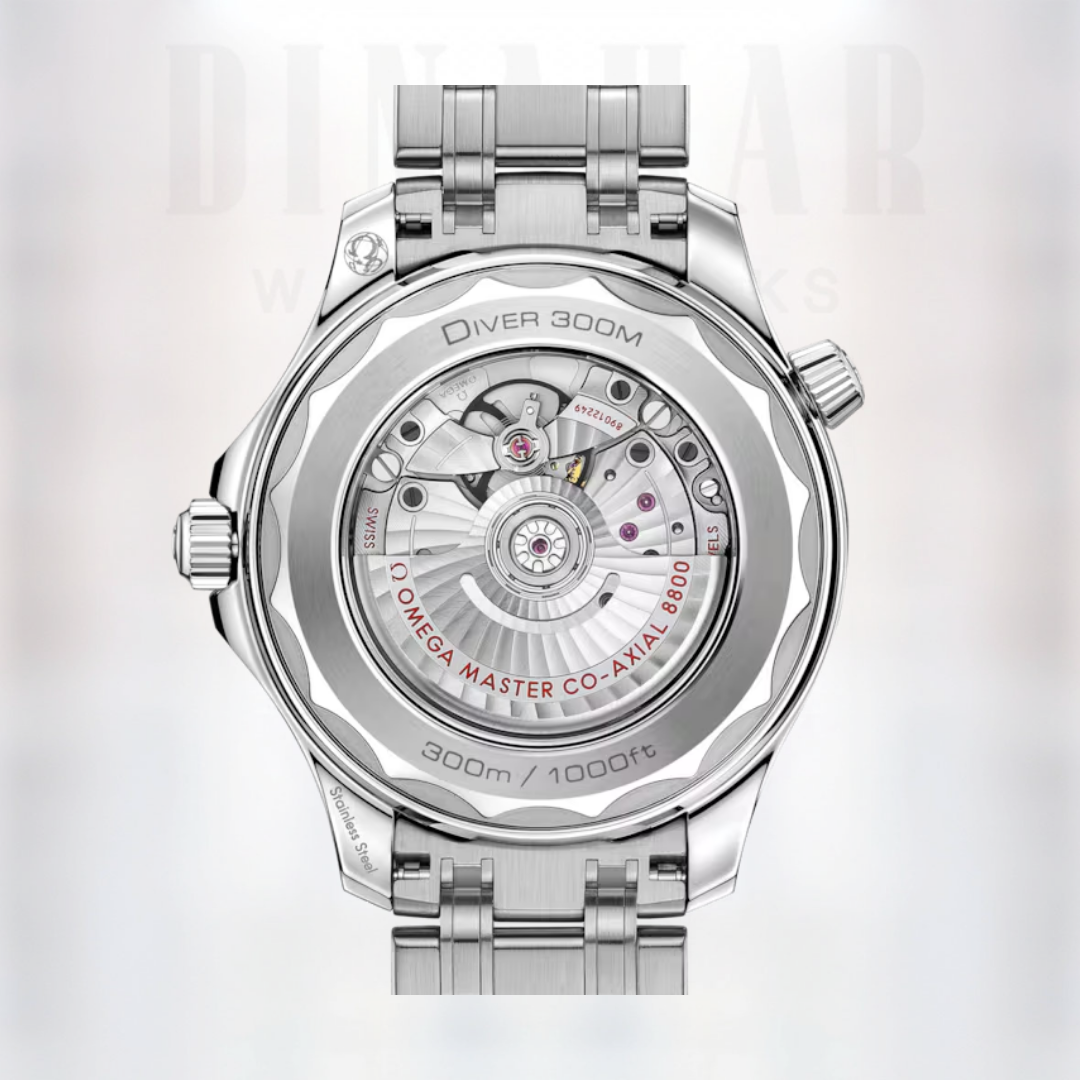 Omega Seamaster Diver 300M, Steel on Steel, Black Dial