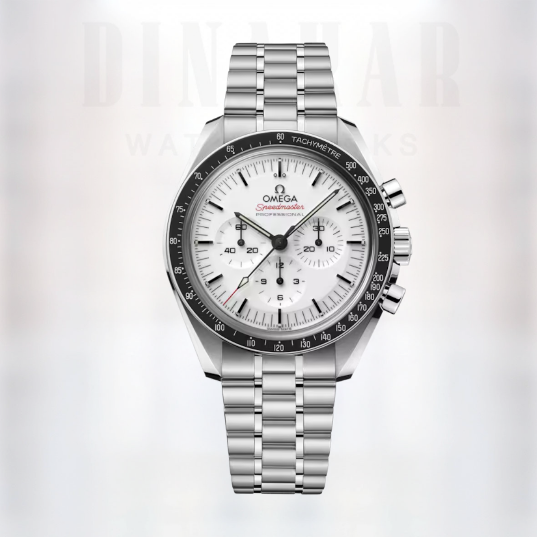 Omega Speedmaster Moonwatch Professional, Steel on Steel, White