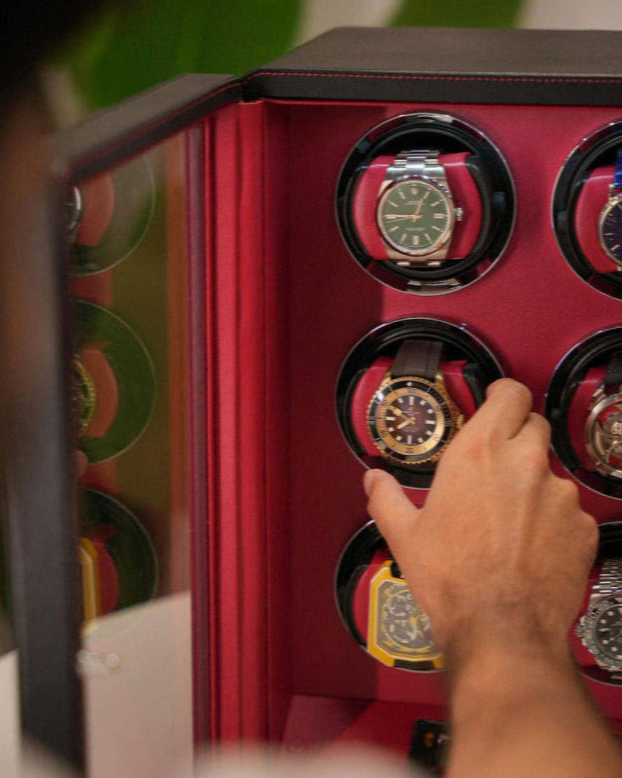 Scarlet Vault: 6-slot Watch Winder