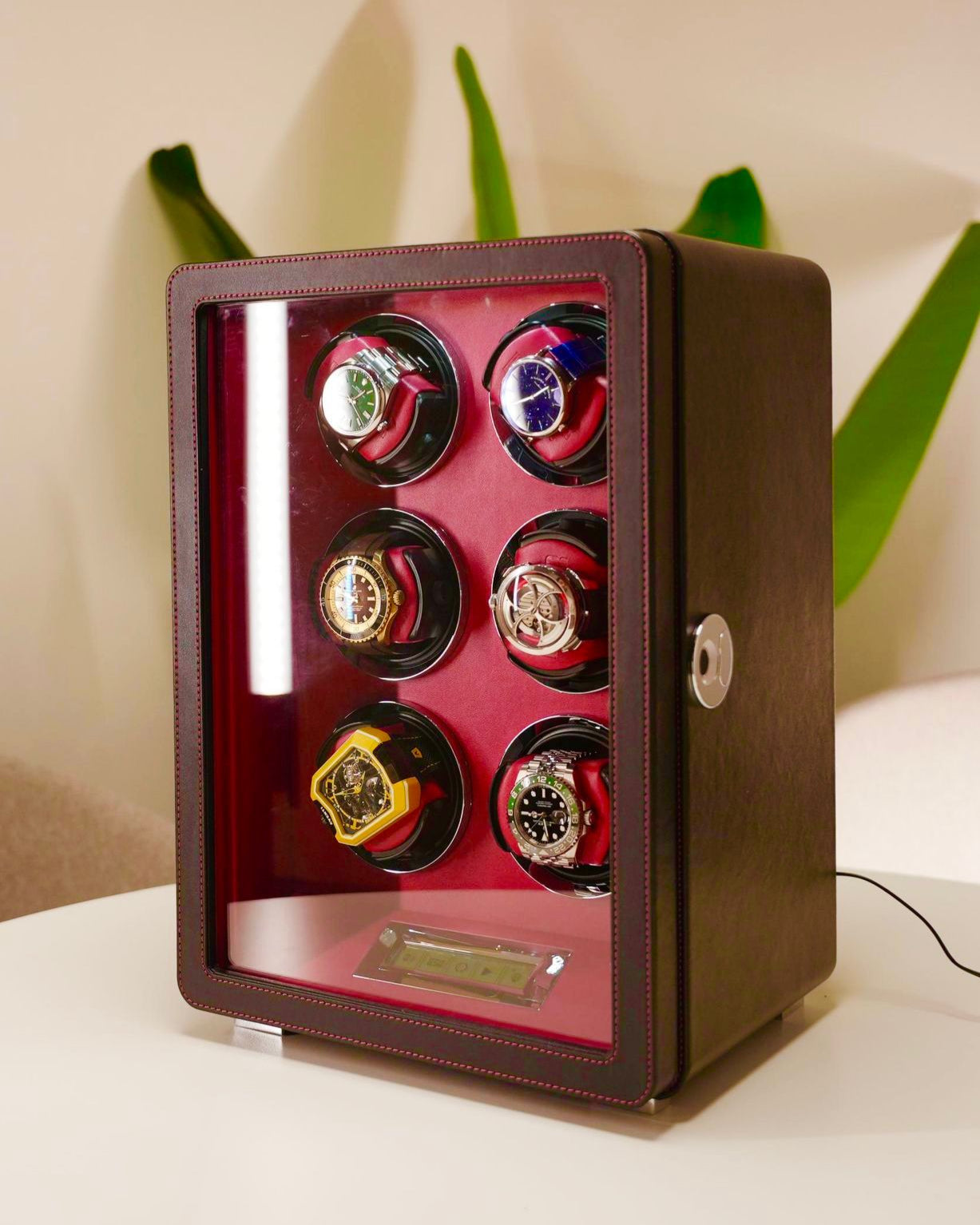 Scarlet Vault: 6-slot Watch Winder