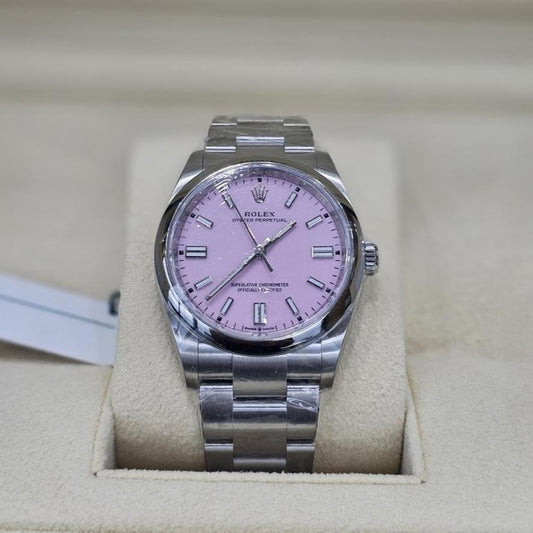 Rolex Oyster Perpetual 36, Oystersteel, Candy Pink Dial