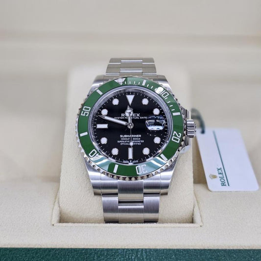 Rolex Submariner Date, Oystersteel, Green & Black