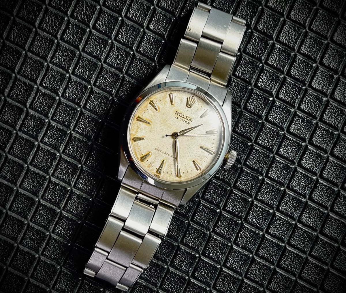 Vintage Rolex Oyster Perpetual, Steel, White Dial