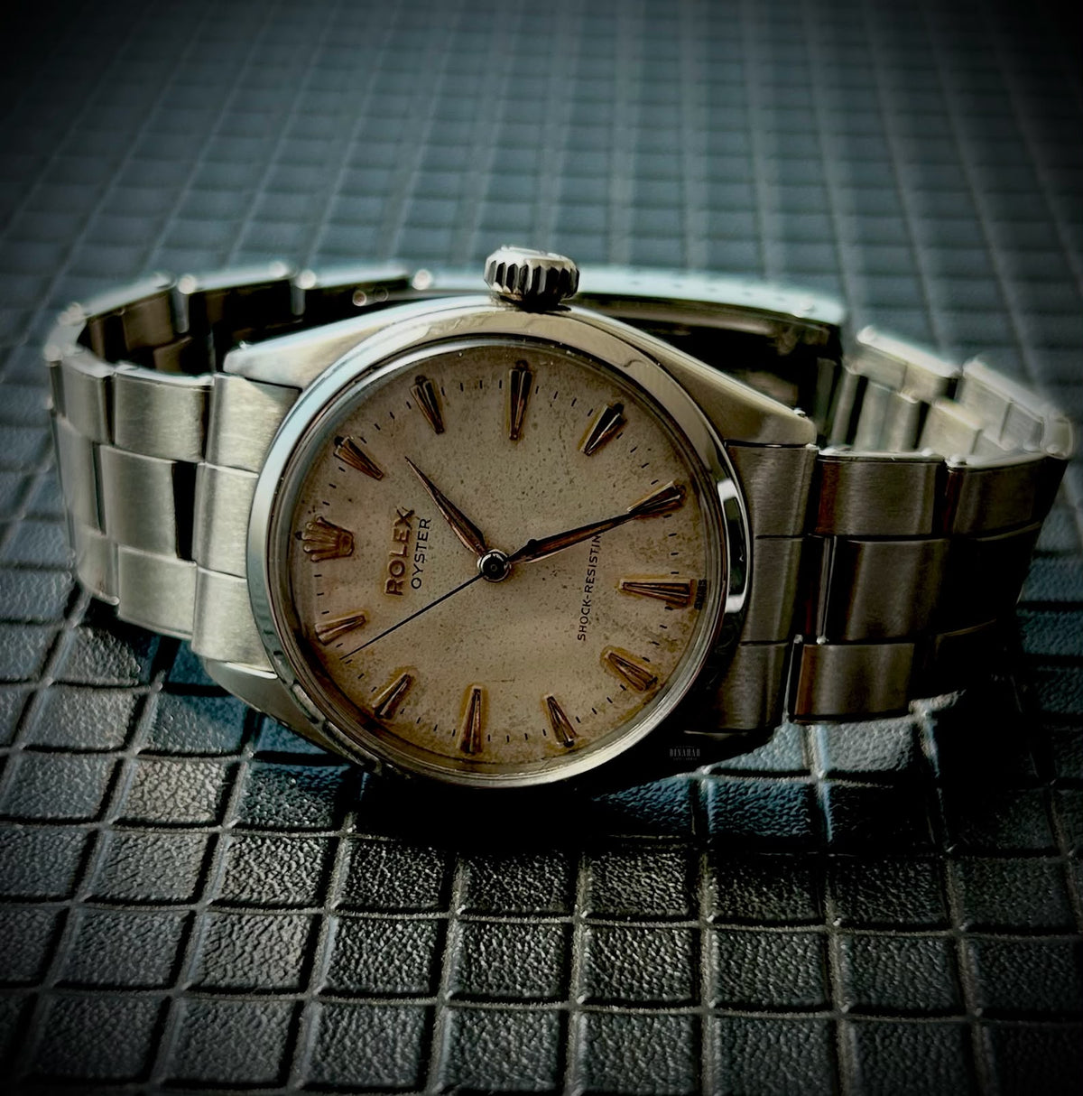 Vintage Rolex Oyster Perpetual, Steel, White Dial