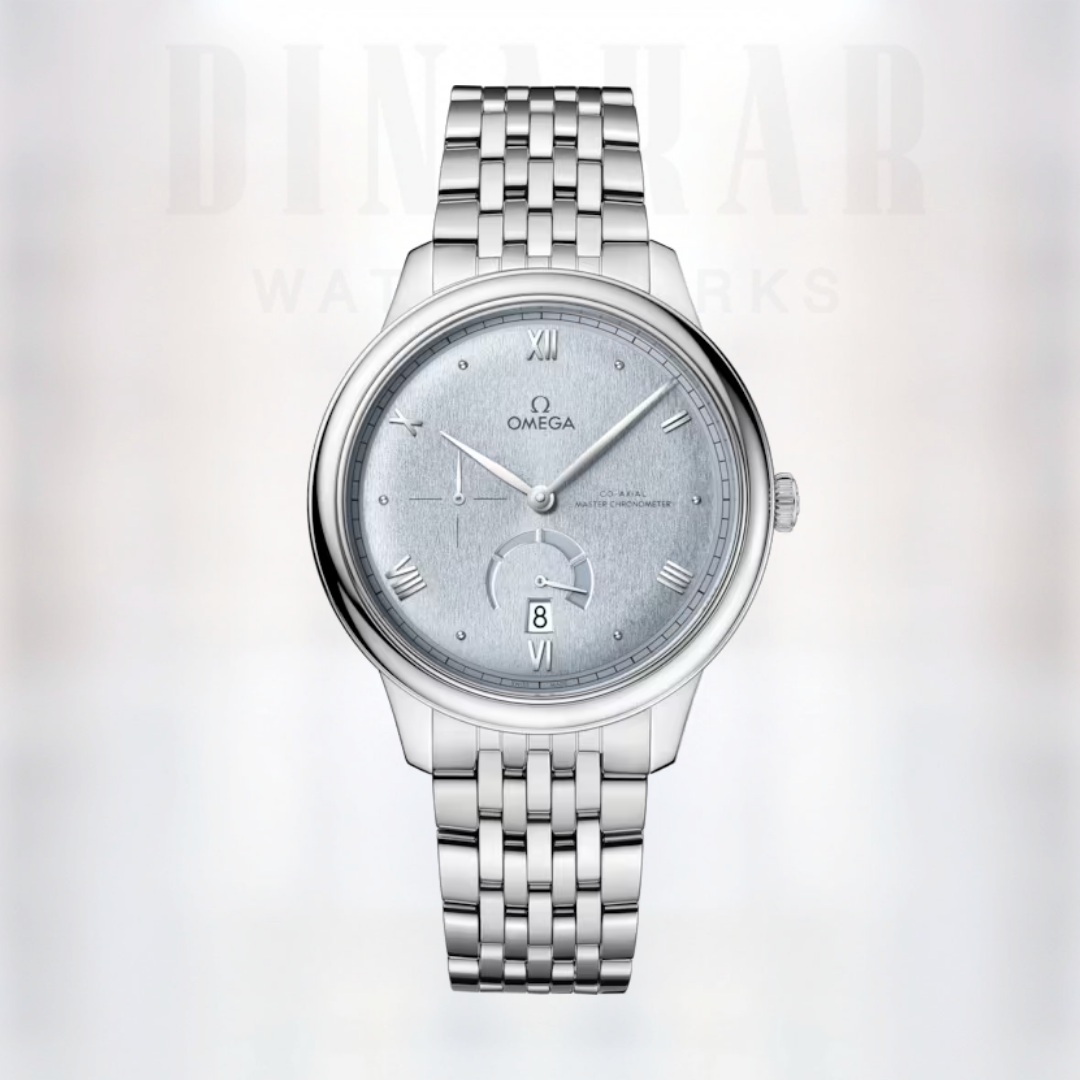 Omega De Ville Prestige, Steel on Steel, Light Blue Dial