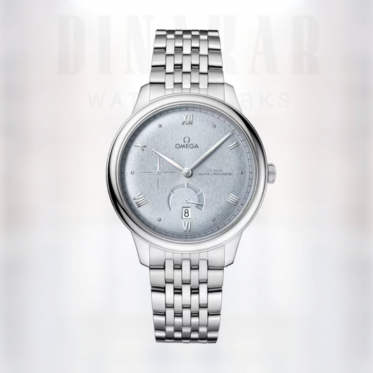 Omega De Ville Prestige, Steel on Steel, Light Blue Dial