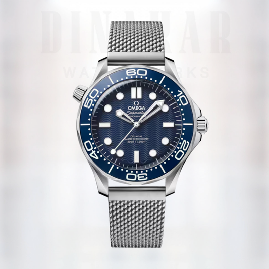 Omega Seamaster Diver 300M James Bond 60th Anniversary, Steel on Steel