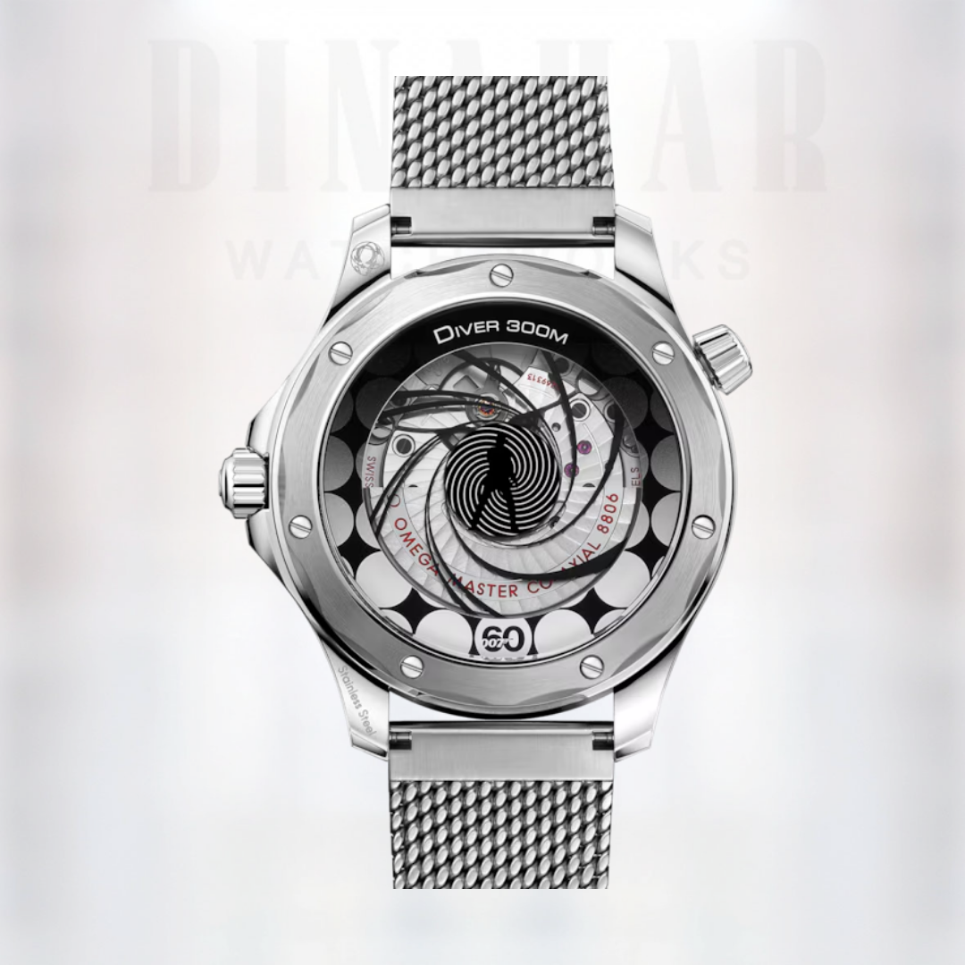 Omega Seamaster Diver 300M James Bond 60th Anniversary, Steel on Steel