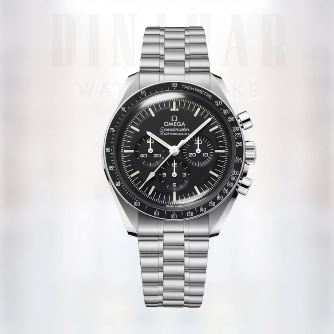 Omega Speedmaster Moonwatch Professional, Steel on Steel, Black
