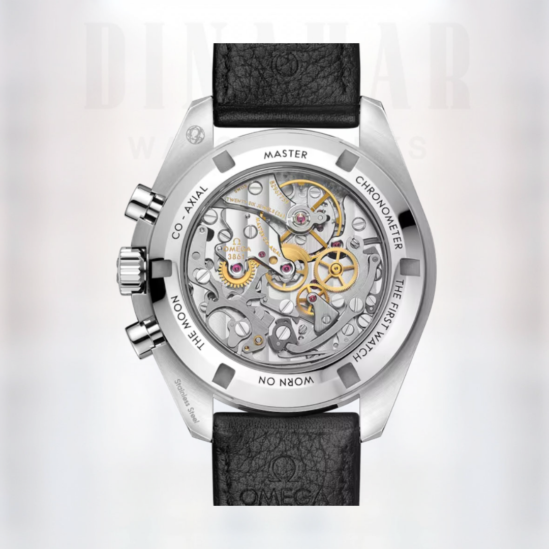 Omega Speedmaster Moonwatch Professional, Steel on Leather, Black
