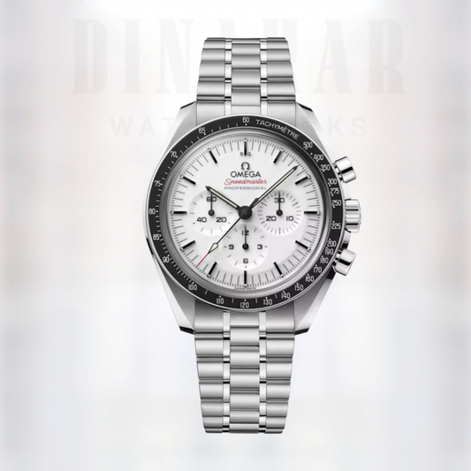 Omega Speedmaster Moonwatch Professional, Steel on Steel, White