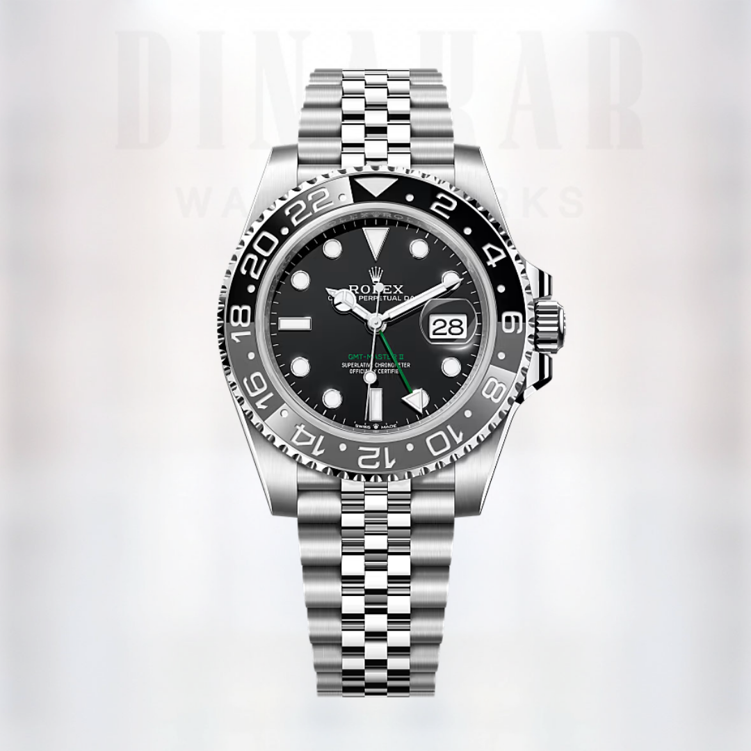 Rolex GMT-Master II, Oystersteel, Grey & Black (Bruce Wayne)